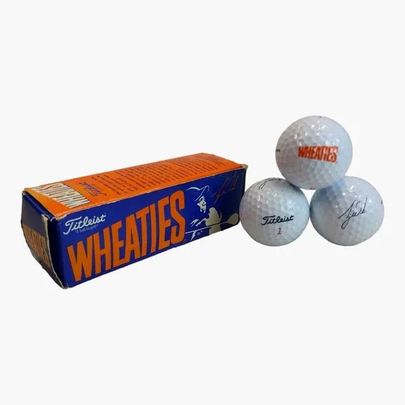 Titleist Wheaties Tiger Woods Golf Balls One Sleeve of 3 Brand New Balls - Picture 1 of 6